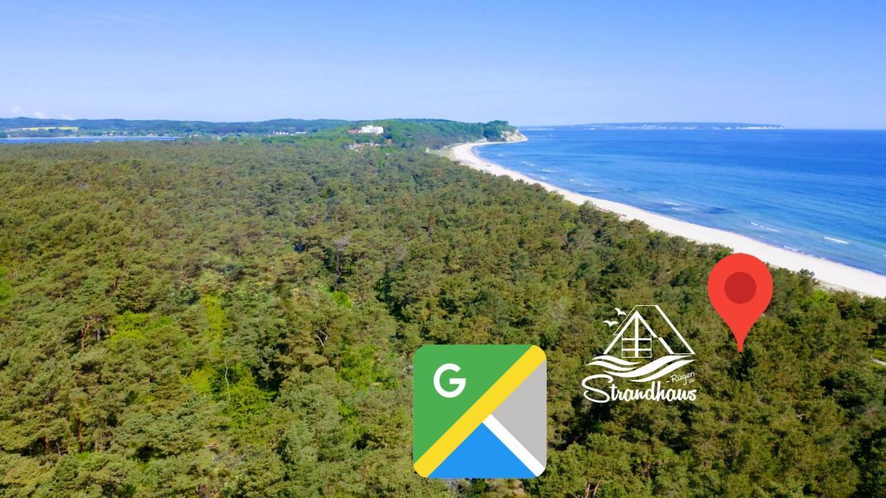 Strandhaus Ruegen - Meerblick, Sauna, Kamin & Whirlpool Baabe Exterior foto